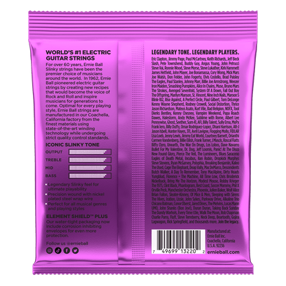 Ernie Ball P03220 Power Slinky Nickel Wound Electric Guitar Strings 11-48 Gauge - 3 Pack