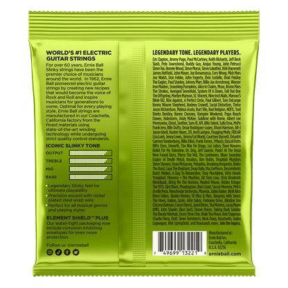 Ernie Ball P03221 Regular Slinky Nickel Wound Electric Guitar Strings (10-46) Gauge - 3 Pack