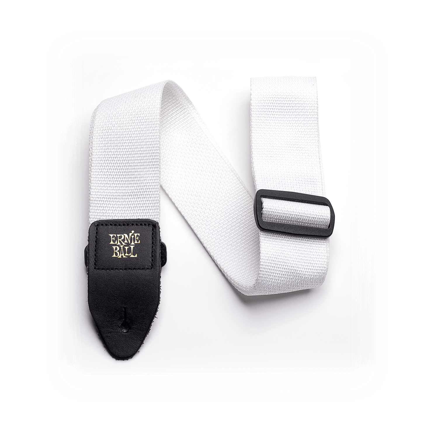 ERNIE BALL P04036 POLYPRO GUITAR STRAP/BASS STRAP - WHITE