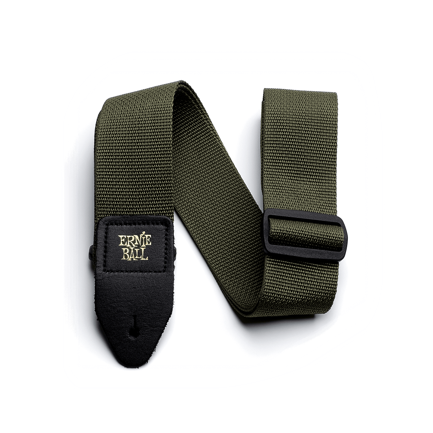 ERNIE BALL P04048 POLYPRO GUITAR STRAP/BASS STRAP - OLIVE