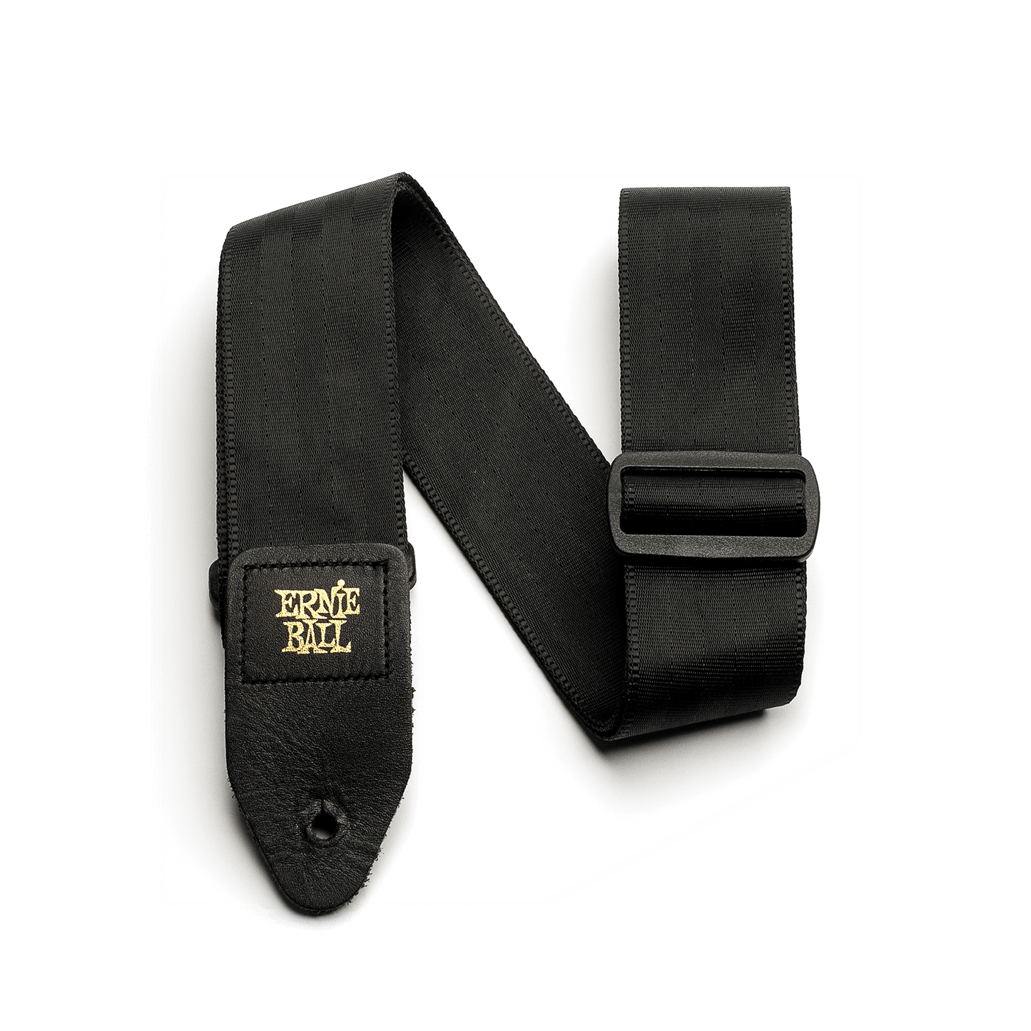 ERNIE BALL P04139 COMFORT 2IN SEATBELT WEBBING GUITAR STRAP/BASS STRAP - BLACK - P04139