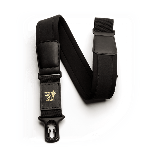 Ernie Ball P04145 Comfort Polylock Guitar Strap/Bass Strap - Regular Neoprene