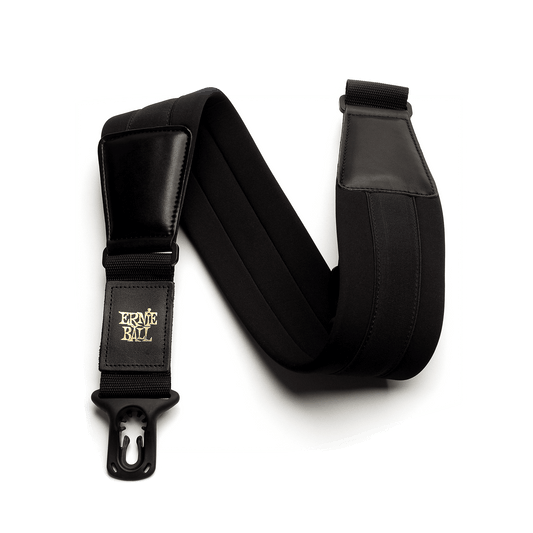 Ernie Ball P04146 Comfort Polylock Guitar Strap/Bass Strap - Wide Neoprene