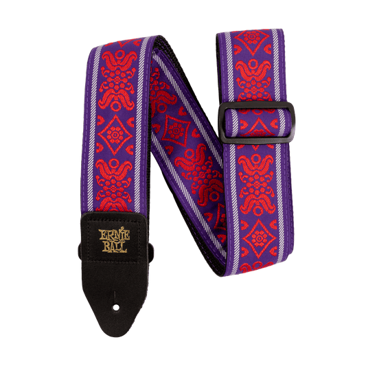 Ernie Ball P05330 Classic Jacquard Guitar Strap/Bass Strap - Royal Flush