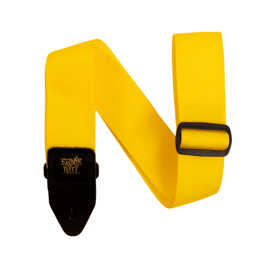 ERNIE BALL POLYPRO GUITAR STRAP/BASS STRAP - YELLOW - P05351