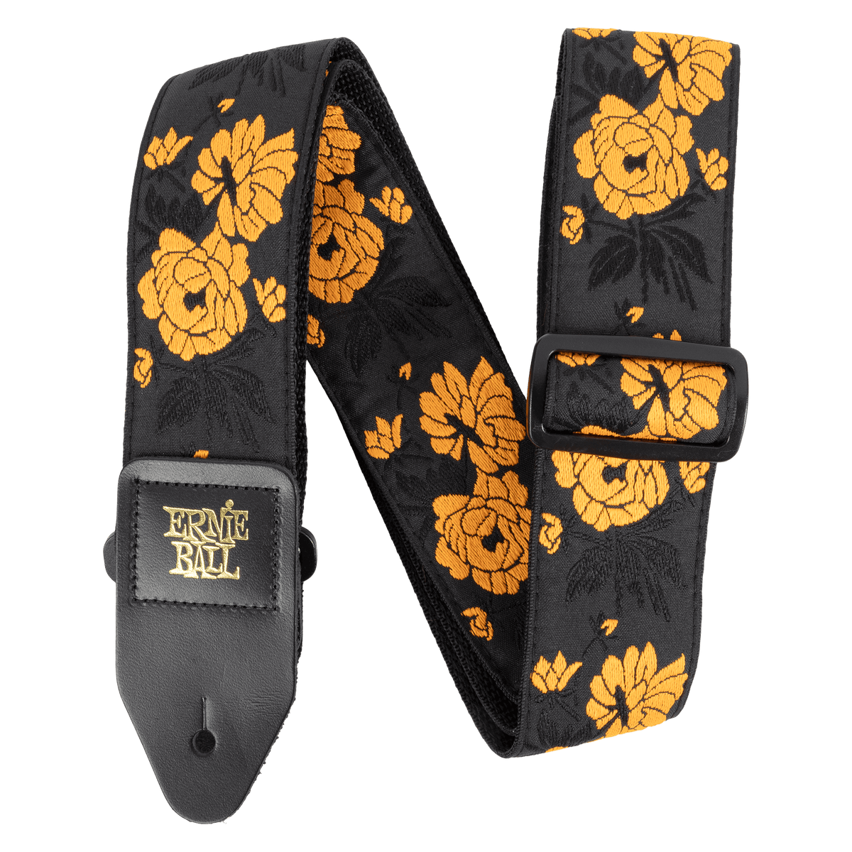 Ernie Ball P05358 Classic Jacquard Guitar Strap/Bass Strap - Tangerine Rose