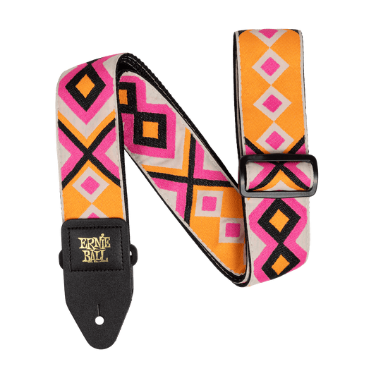 ERNIE BALL CLASSIC JACQUARD GUITAR STRAP/BASS STRAP - ELECTRIC DIAMOND - P05370