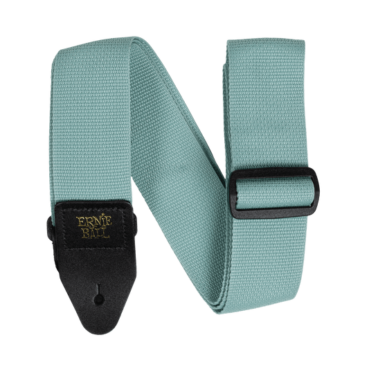 ERNIE BALL POLYPRO GUITAR STRAP/BASS STRAP - TIDAL GREEN - P05375
