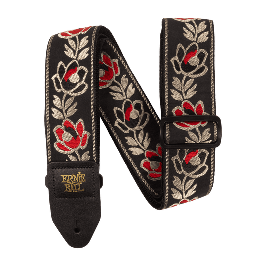Ernie Ball P05380 Classic Jacquard Guitar Strap/Bass Strap - Noble Rose