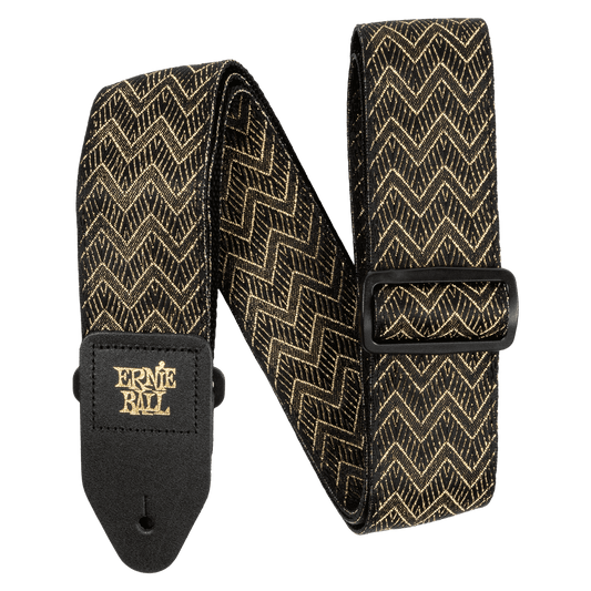 Ernie Ball P05626 Classic Jacquard Guitar Strap/Bass Strap - Golden Waves