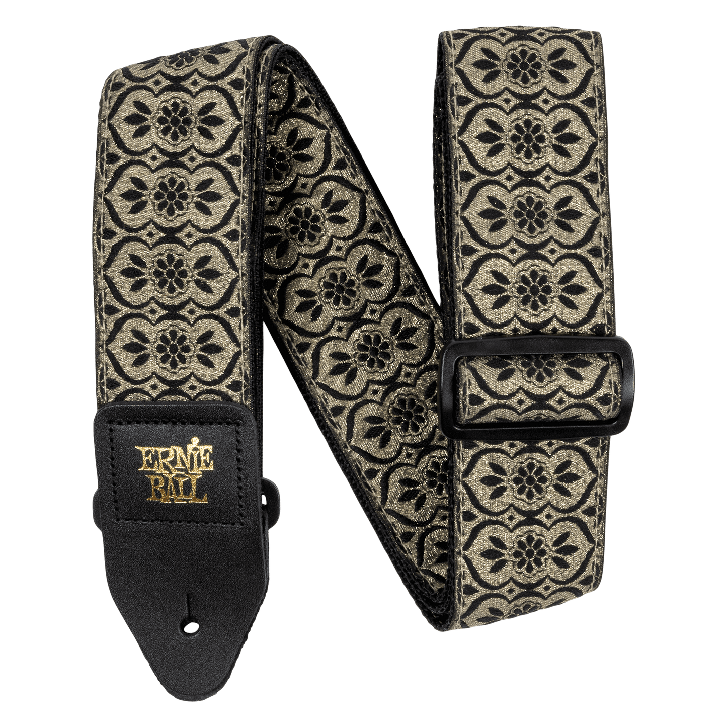 Ernie Ball P05628 Classic Jacquard Guitar Strap/Bass Strap - Golden Garden