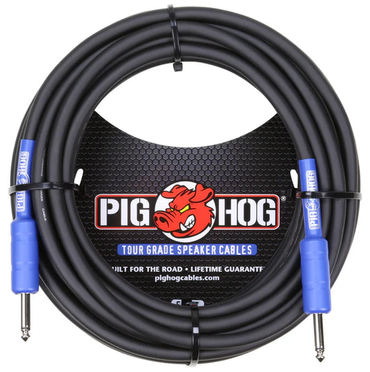Pig Hog 9.2mm 1/4" Speaker Cable, 50ft (14 gauge wire) - PHSC50