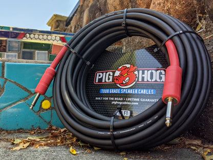 Pig Hog 9.2mm 1/4" Speaker Cable, 50ft (14 gauge wire) - PHSC50