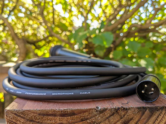 Pig Hog Microphone 8mm Cable, 10ft XLR