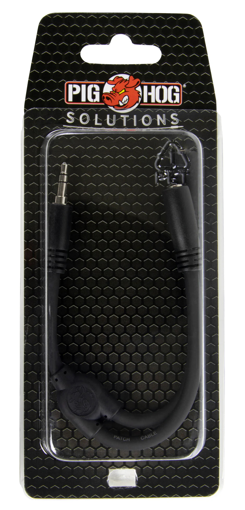 PIG HOG SOLUTIONS - 6" Y CABLE, STEREO 3.5MM(M)-DUAL 3.5MM (F)