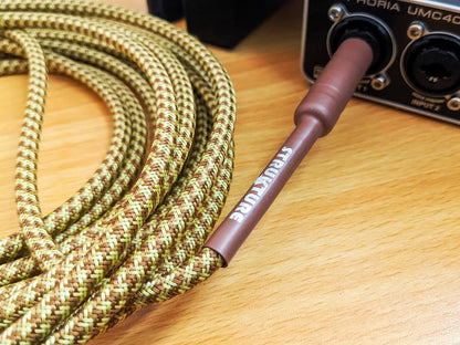 Strukture Instrument Cable - Vintage Tweed, 10ft Right Angle - SC10TWR