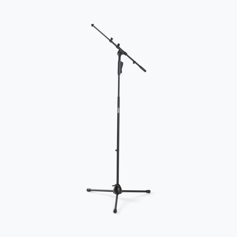 On-Stage MS7550 One-Handed Boom Mic Stand with Tripod Base - Black