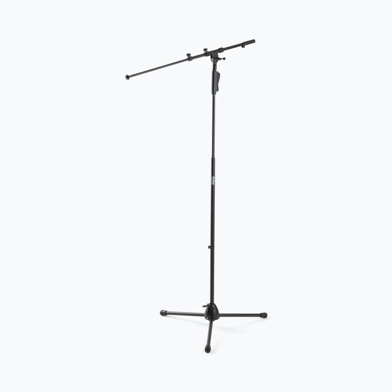 On-Stage MS7550 One-Handed Boom Mic Stand with Tripod Base - Black