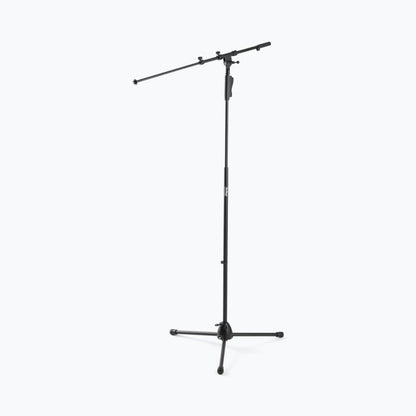 On-Stage MS7550 One-Handed Boom Mic Stand with Tripod Base - Black