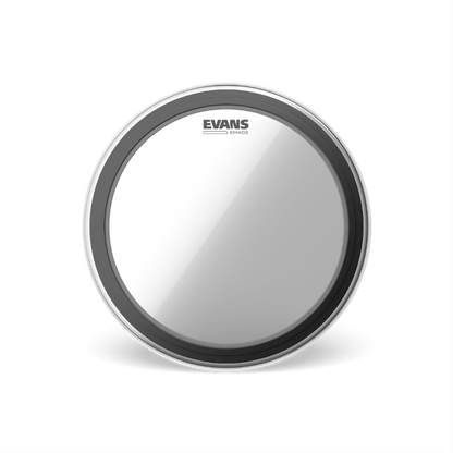 EVANS BD22EMAD2 Clear Bass Batter Drumhead, 22 Inch