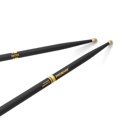 PROMARK Rebound 5B ActiveGrip Hickory Drumstick, Acorn Wood Tip - R5BAG