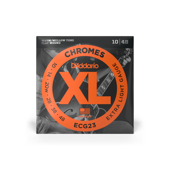 D'Addario ECG23 (10-48) Extra Light, XL Chromes Electric Guitar Strings