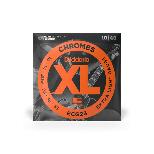 D'Addario ECG23 (10-48) Extra Light, XL Chromes Electric Guitar Strings