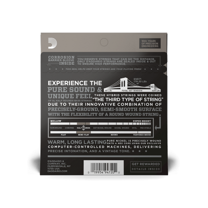D'Addario 45-100 Regular Light, Long Scale, XL Half Rounds Bass Strings - ENR71
