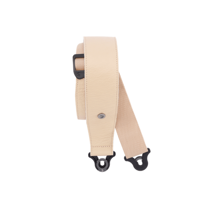 D'Addario 25BAL01 Comfort Leather Auto Lock Guitar Strap - Tan