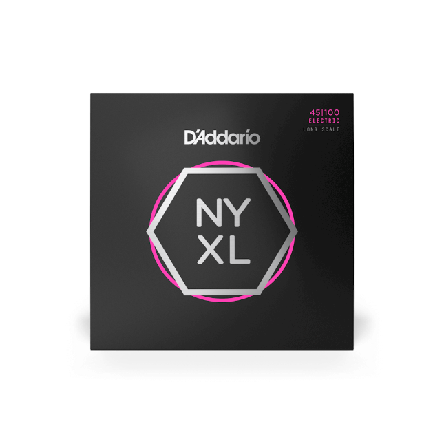 D'Addario 45-100 Regular Light, Long Scale, NYXL Bass Strings - NYXL45100