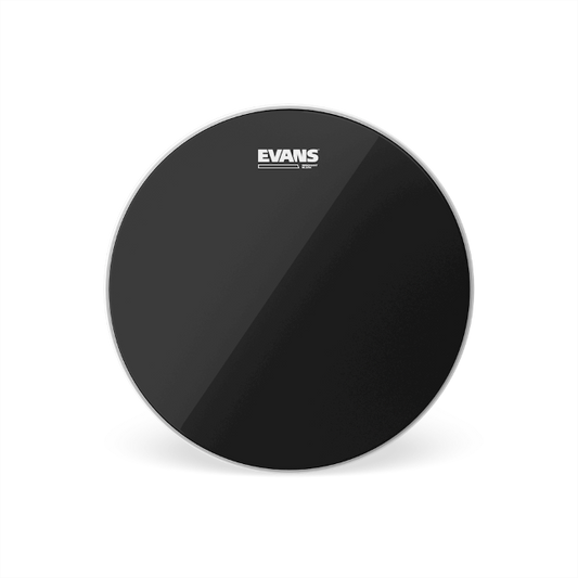 EVANS TT12RBG Resonant Black Drum Head, 12 Inch