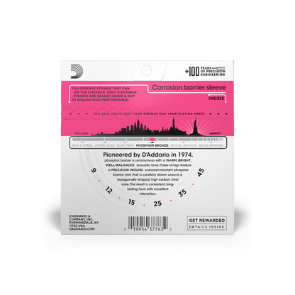 D'Addario EJ23 Super Light, Phosphor Bronze Acoustic Guitar Strings (9-45)