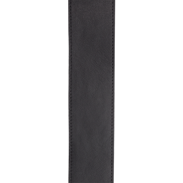 D'Addario 25BAL00 Comfort Leather Auto Lock Guitar Strap - Black