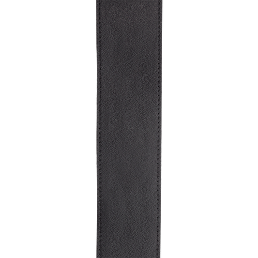 D'Addario 25BAL00 Comfort Leather Auto Lock Guitar Strap - Black
