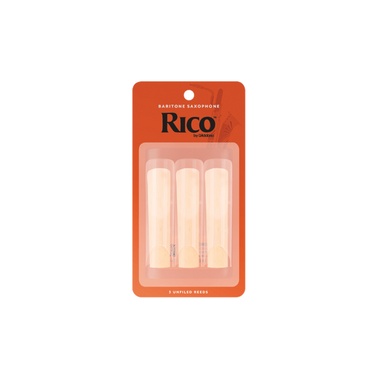 Rico by D'Addario RLA0320 Baritone Sax Reeds, Strength 2, 3-pack