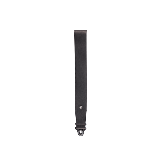 D'Addario 25BAL00 Comfort Leather Auto Lock Guitar Strap - Black