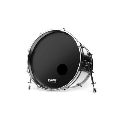 EVANS BD22RONX Onyx Resonant Bass Drum Head, 22 Inch