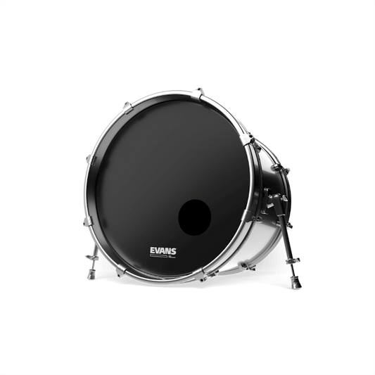 EVANS BD22RONX Onyx Resonant Bass Drum Head, 22 Inch