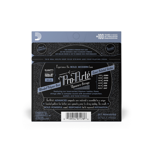 D'Addario EJ44TT Extra Hard Tension, Pro-Arté Dynacore Classical Strings