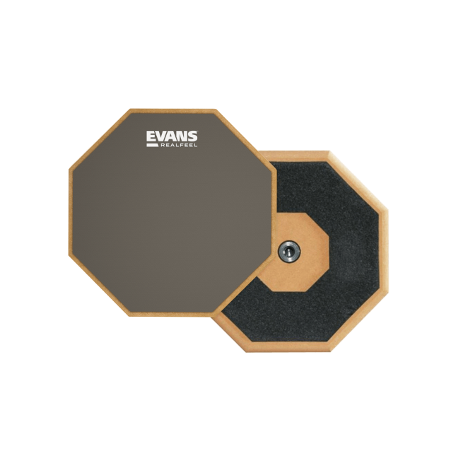 EVANS RF6GM RealFeel Mountable Practice Drum Pad, 6 Inch