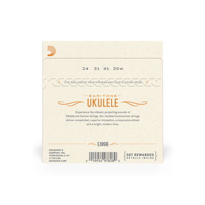 D'Addario EJ99B Pro-Arté Carbon Ukulele Strings, Baritone