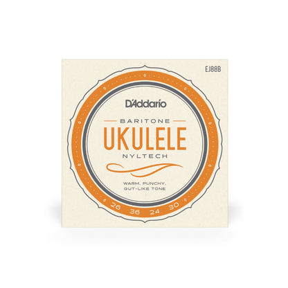 D'Addario EJ88B Nyltech Ukulele Strings, Baritone