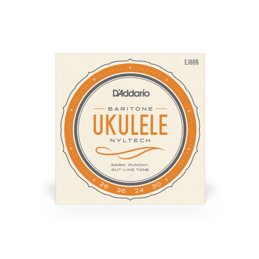 D'Addario EJ88B Nyltech Ukulele Strings, Baritone