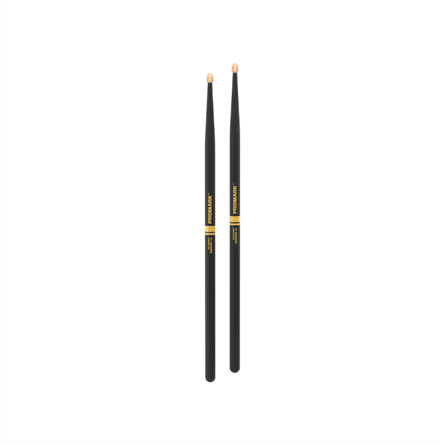 PROMARK Rebound 7A ActiveGrip Hickory Drumstick, Acorn Wood Tip - R7AAG
