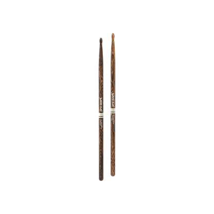 PROMARK Classic Forward 7A FireGrain Hickory Drumstick, Oval Wood Tip - TX7AW-FG