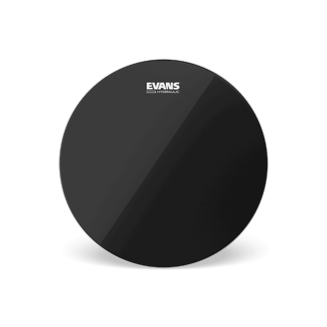 EVANS BD22HBG Hydraulic Black Bass Batter Drumhead, 22 Inch