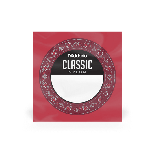 D'Addario J2706 Student Nylon Classical Guitar Single String, Normal Tension, Sixth String