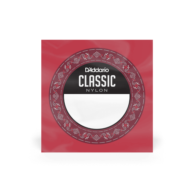 D'Addario J2704 Student Nylon Classical Guitar Single String, Normal Tension, Fourth String
