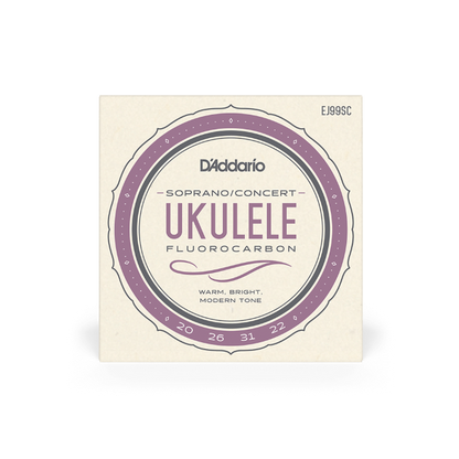 D'Addario EJ99SC Pro-Arté Carbon Ukulele Strings, Soprano / Concert