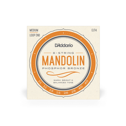 D'Addario 11-40 Medium, Phosphor Bronze - EJ74